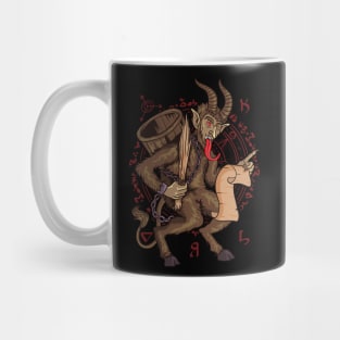 Krampus Christmas Naughty List Mug